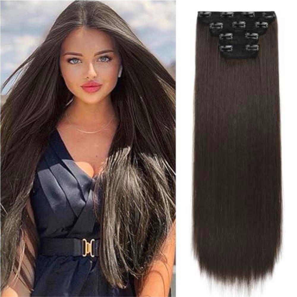 A.P.C. Luxurious Dark Brown Hair Extensions